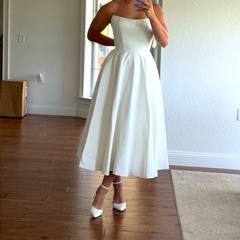 Jenny Yoo Carrie little white dress